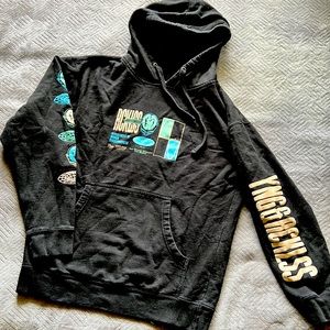 Black Young & Reckless hoodie